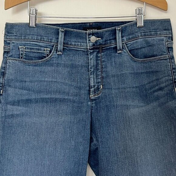 NWOT NOT YOUR DAUGHTERS JEANS NYDJ  BRIELLA 11” DENIM SHORTS SIZE 12 - Picture 3 of 7